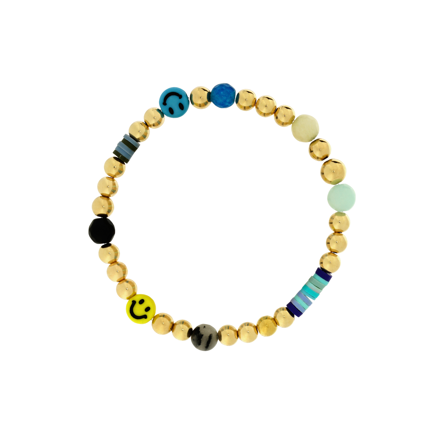 14k Gold Filled Mix Media Bracelet