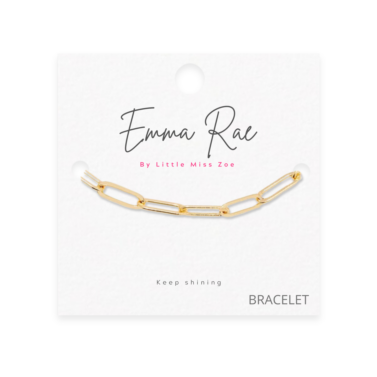 Sparkle Charm Bar Bracelet - 12 units
