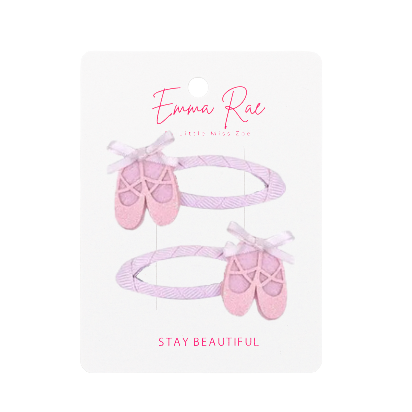Mix and Match Ballet Shoes Hair Clip - Set of 6