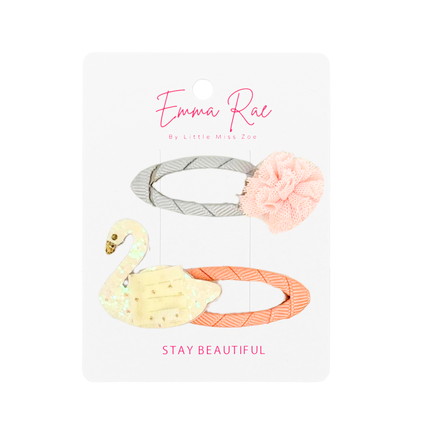 Mix and Match Swan Hair Clip - Set of 6