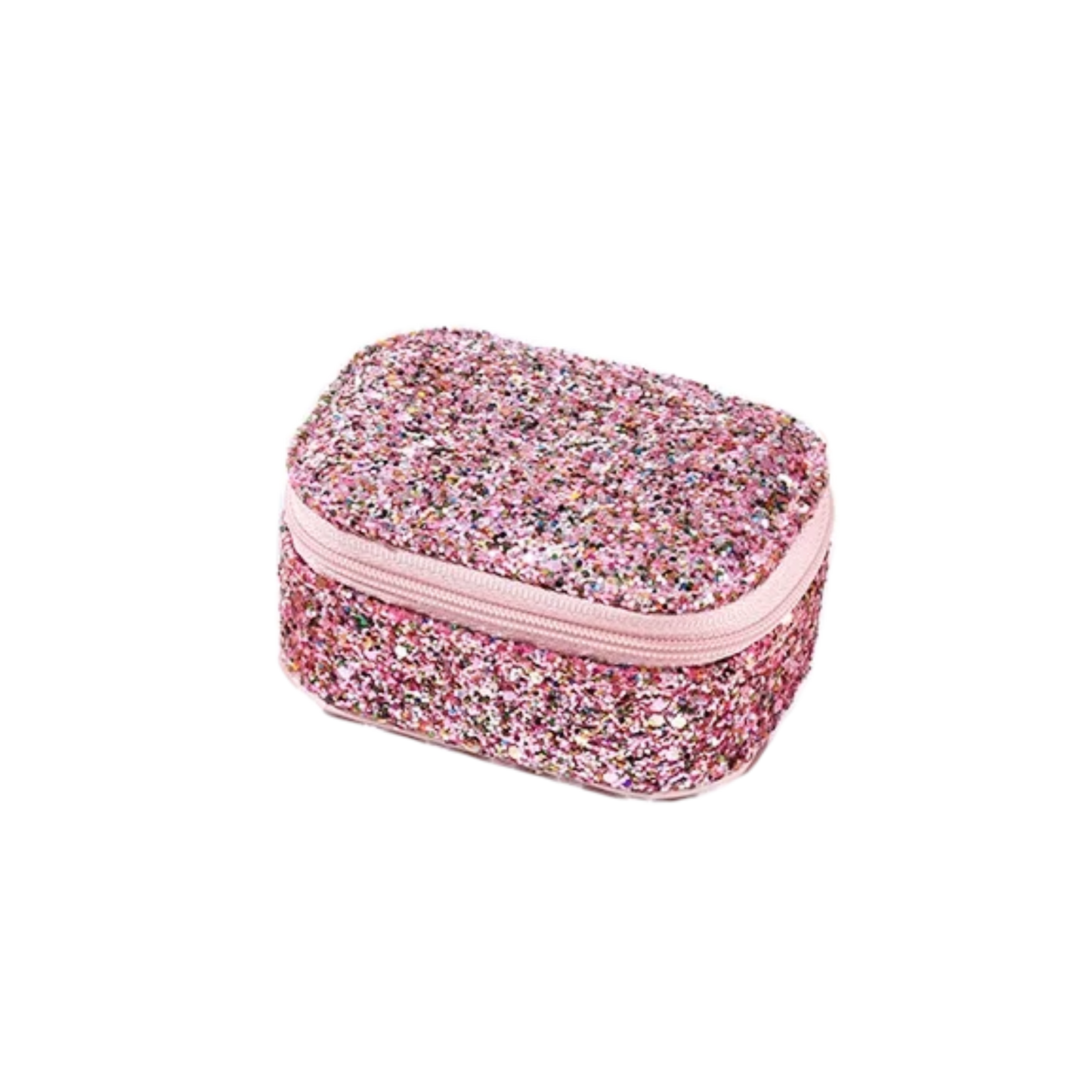 Pink Mini Sparkly Jewelry Case - Set of 2