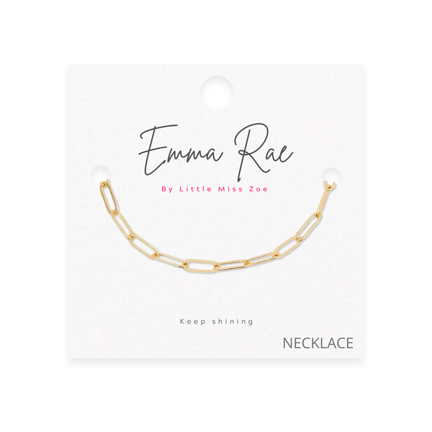 Sparkle Charm Bar Necklace - 12 units