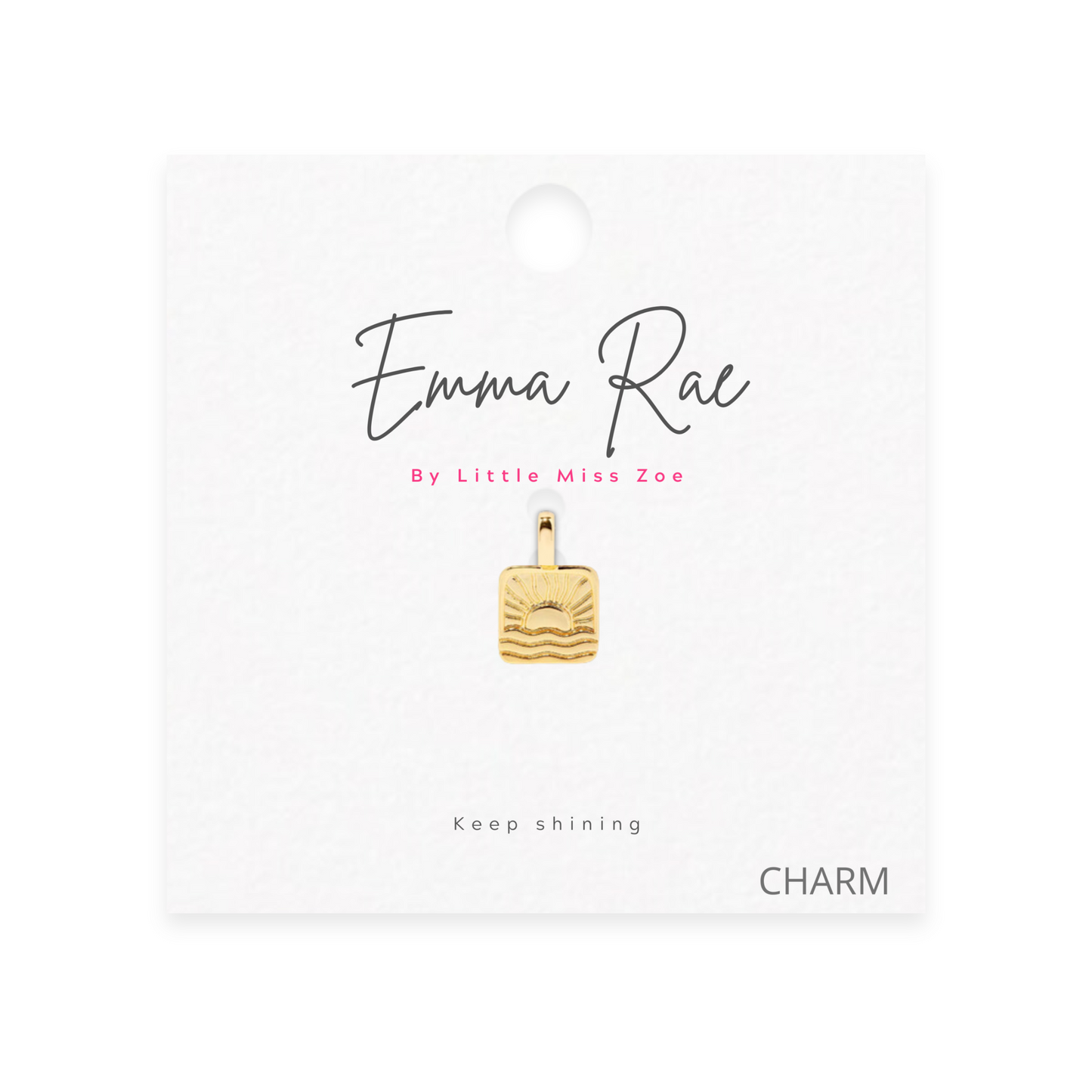 Sunset Sparkle Charm - Set of 3
