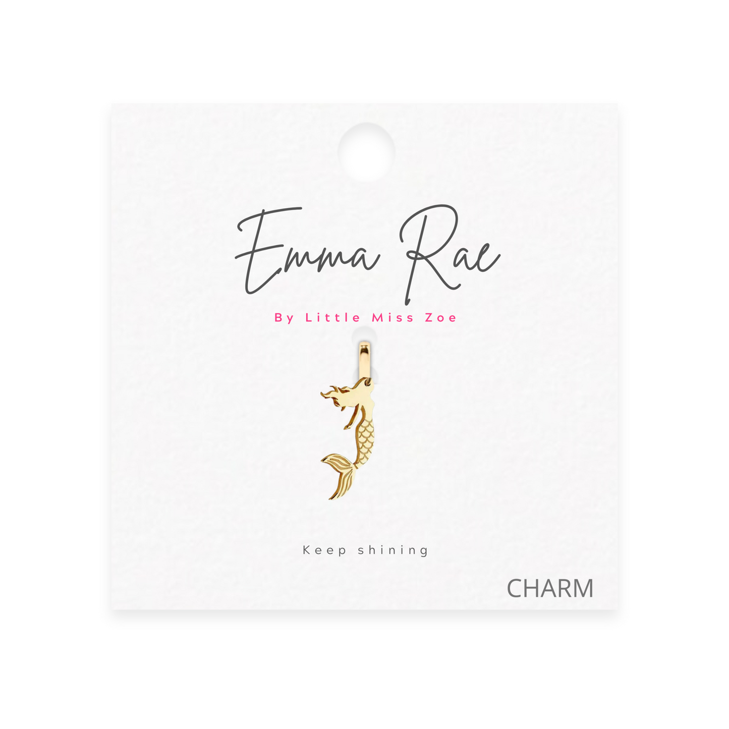 Mermaid Sparkle Charm - Set of 3
