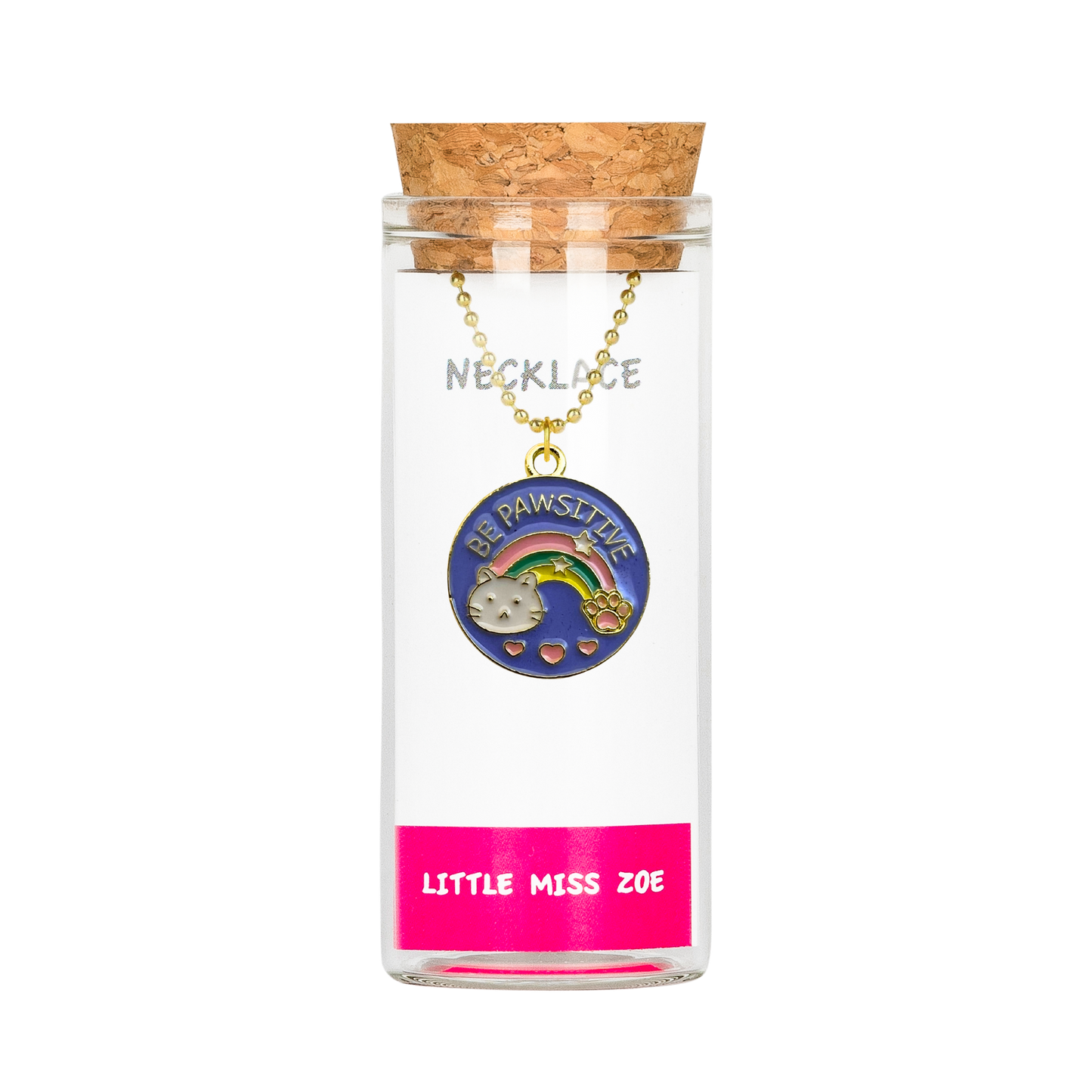 Pawsitive Charming Necklace in a Bottle - Set of 3