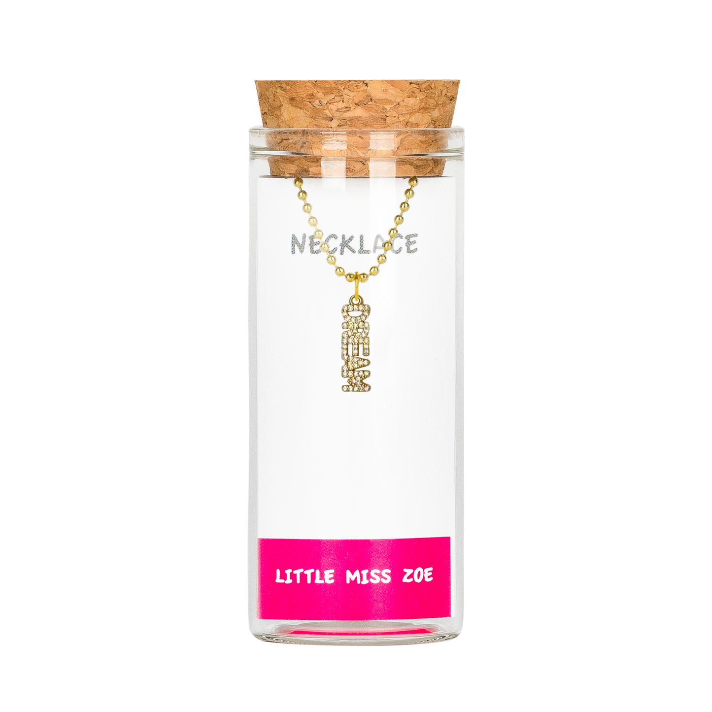 Sparkly Dream Charming Necklace in Bottle - Set of 3