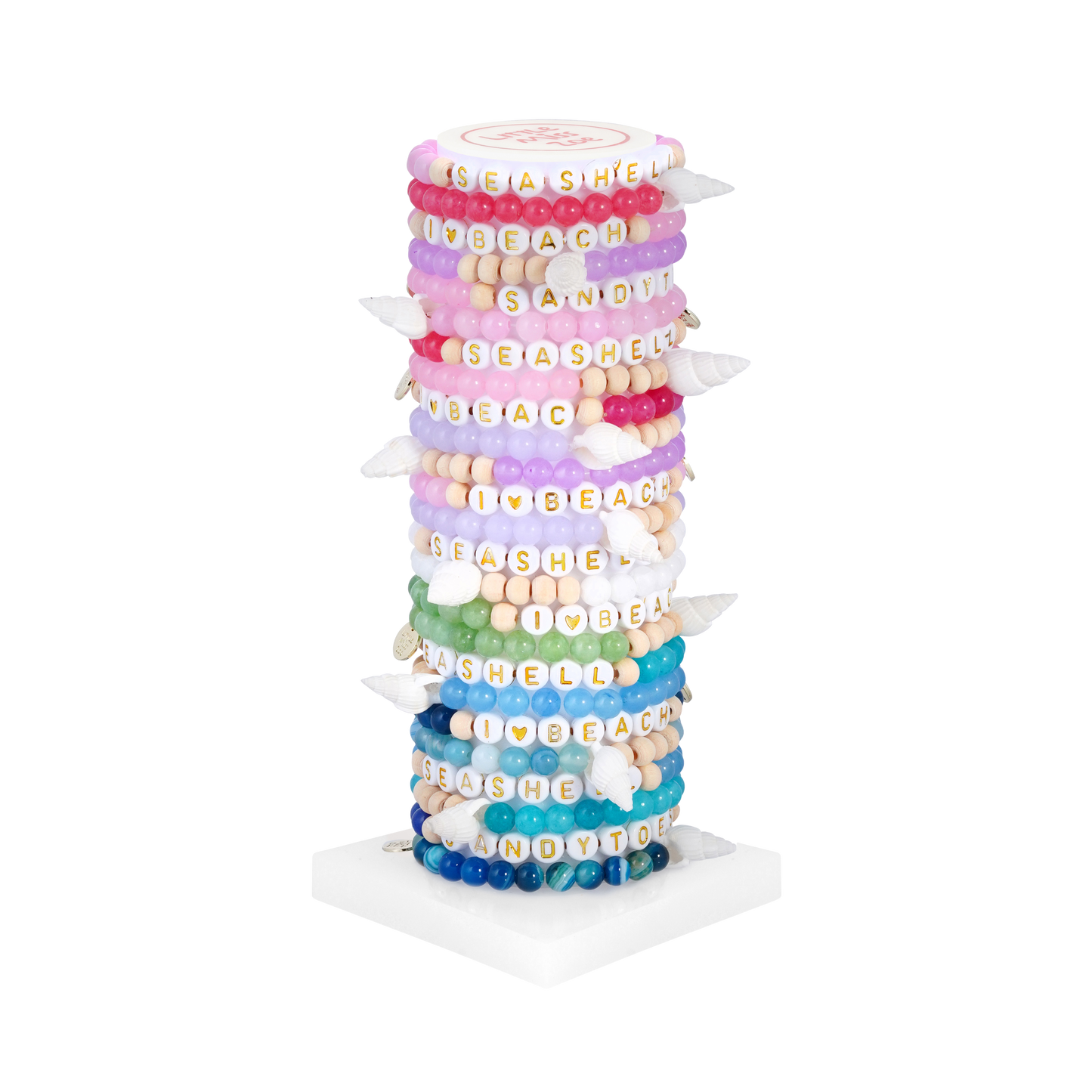 Shell Stories Tower - Set of 25 Bracelets