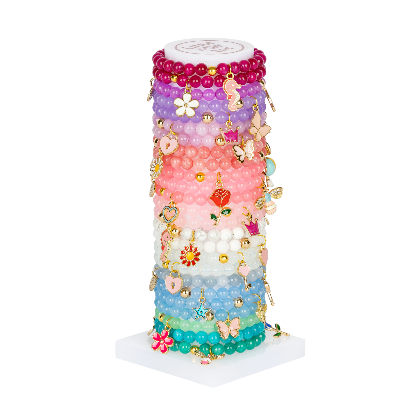 Bloom Charm Tower - Set of 25 Bracelets