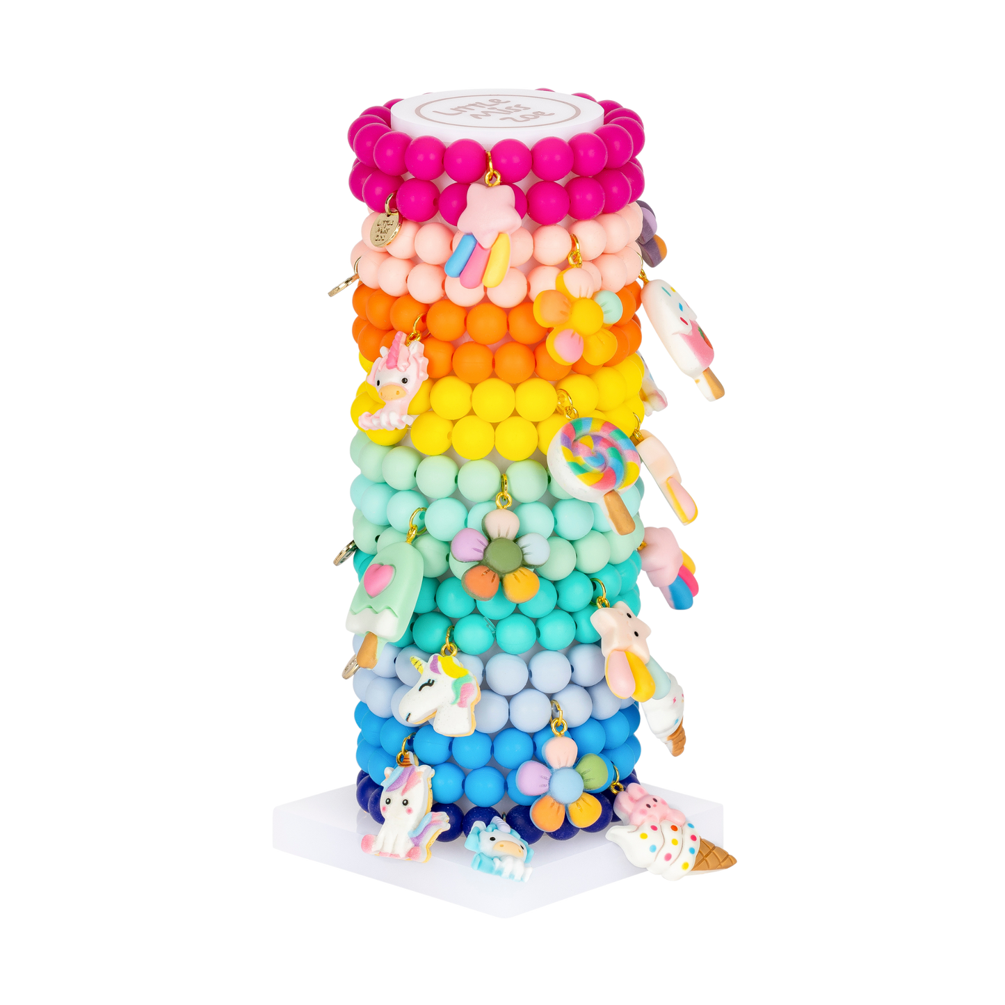 Rainbow Bubble Tower - Set of 25 Bracelets