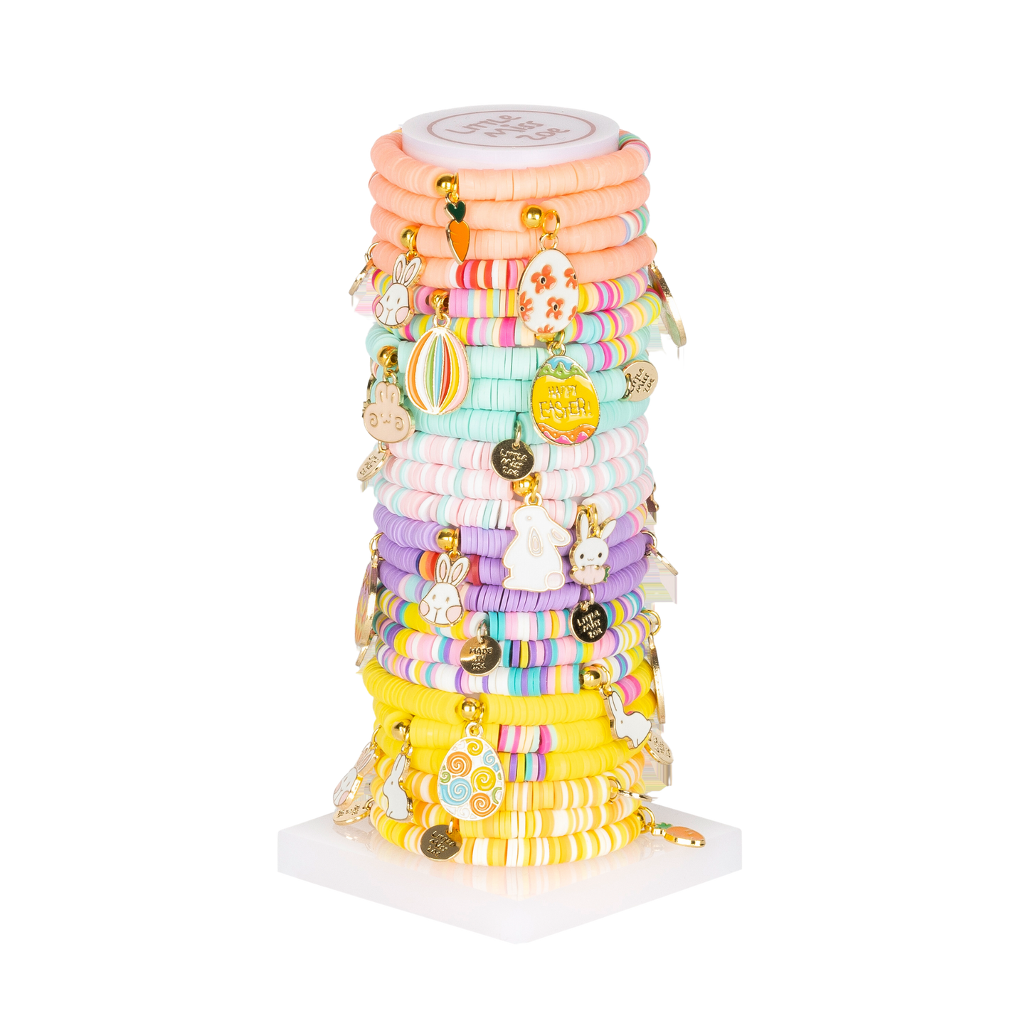 Easter Vinyl Tower - Set of 25 Bracelets