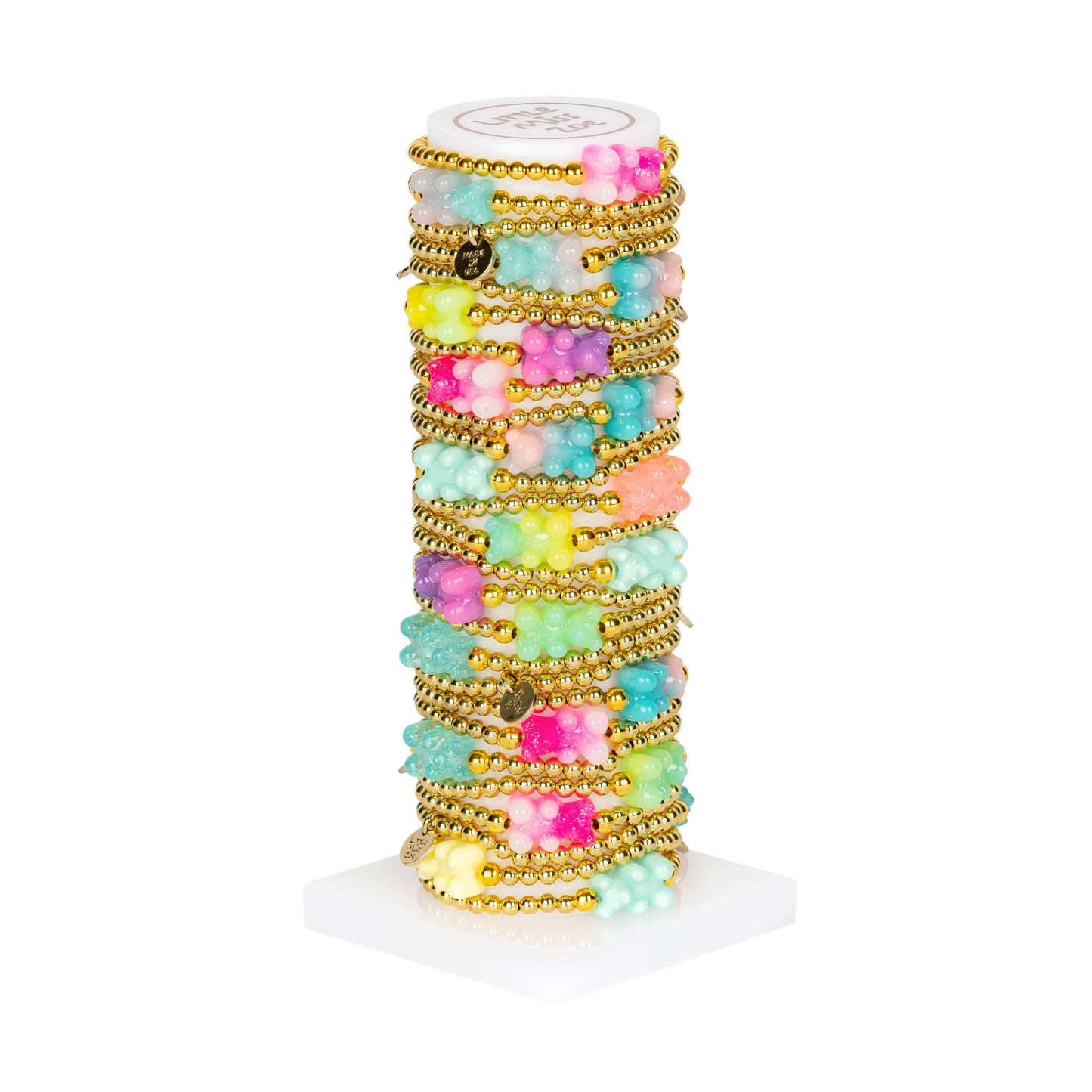 Dainty Gummy Bear Tower - Set of 25 Bracelets