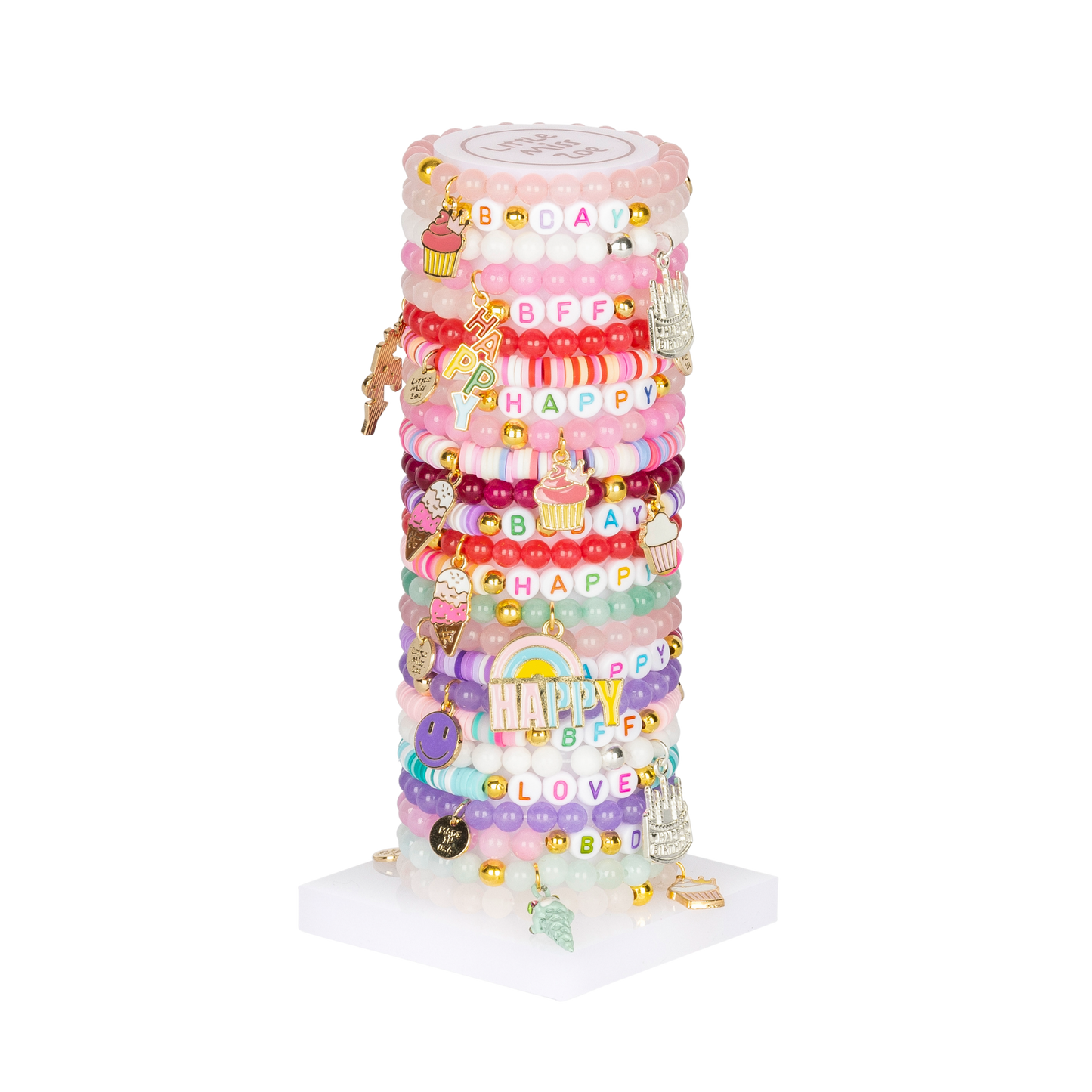 Birthday Tower - Set of 25 Bracelets