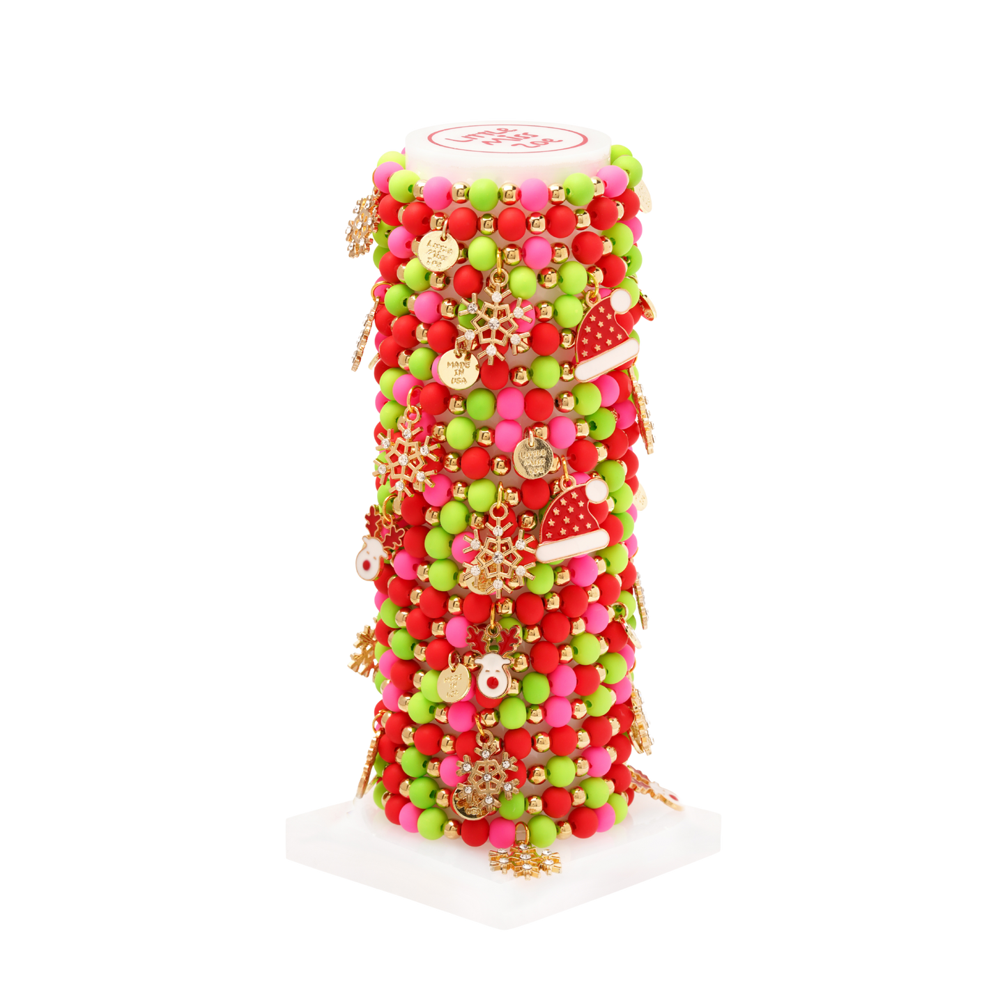 Bubble Holidy Tower - Set of 25 Bracelets