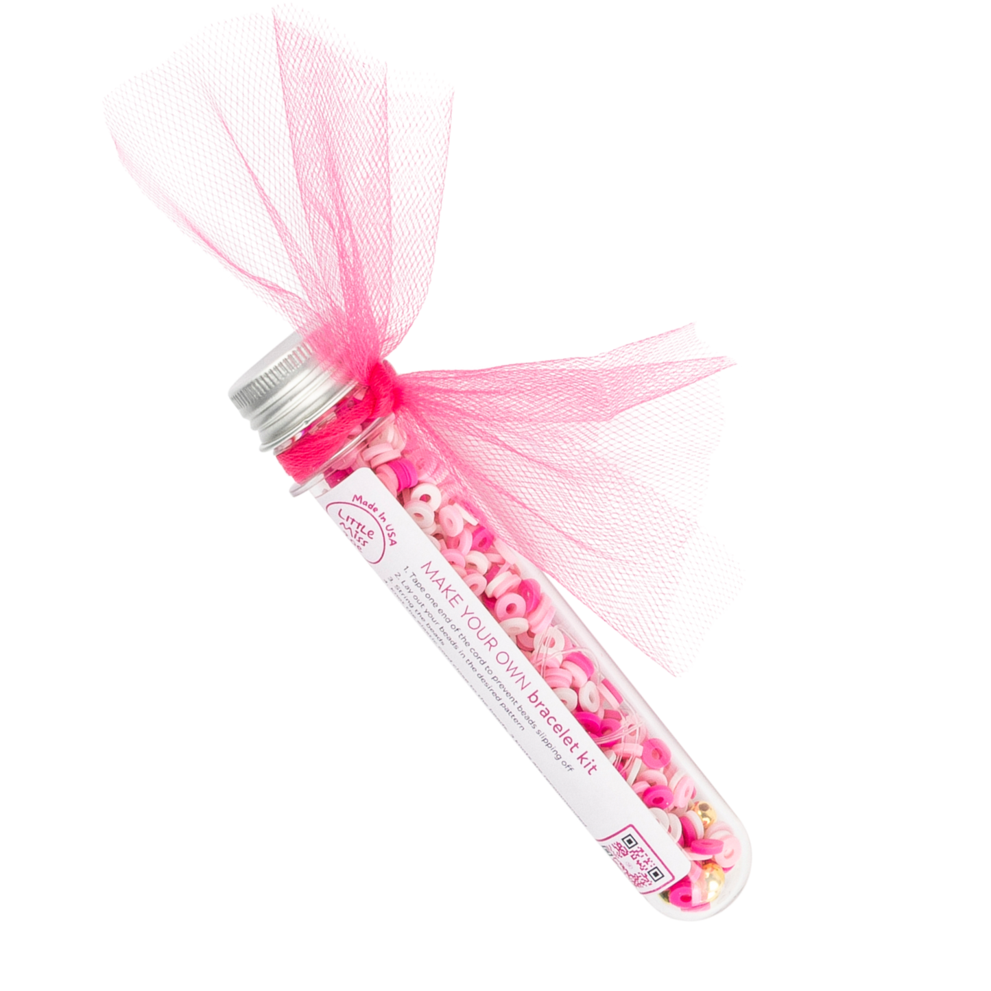 DIY Vinyl Bracelet Kit - Pink - Set of 3