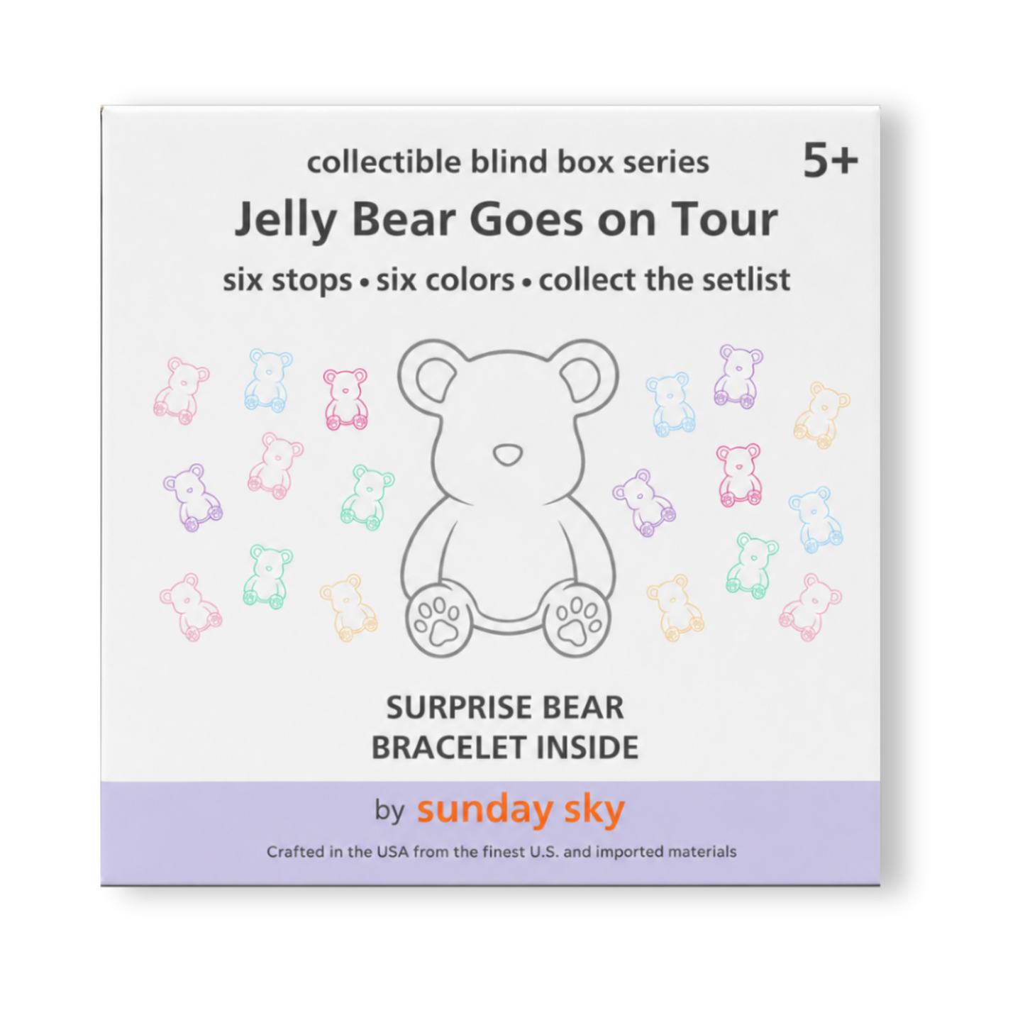 Jelly Bear Goes on Tour – Blind Box Bracelet Display Set