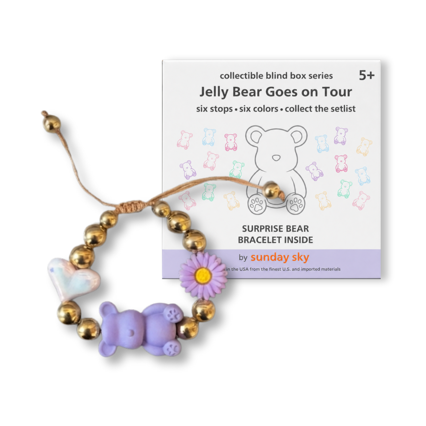 Jelly Bear Goes on Tour – Blind Box Bracelet Display Set