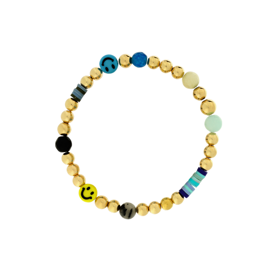 14k Gold Filled Mix Media Bracelet