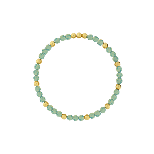 14K Gold Filled 4mm Gemstone Mixed Bracelet