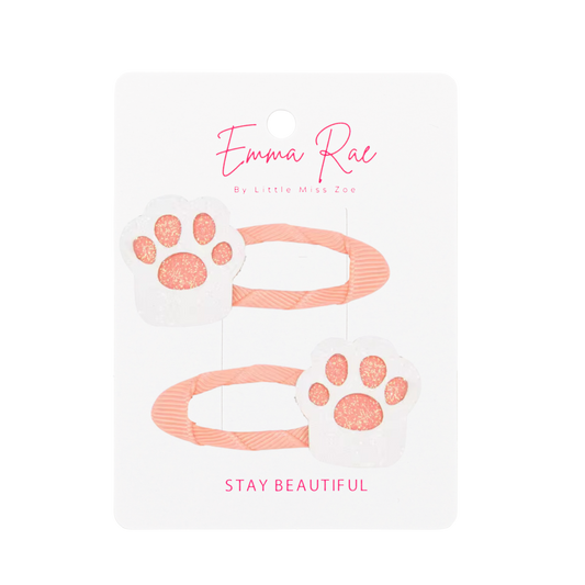 Mix and Match Paw Hair Clip - Set of 6