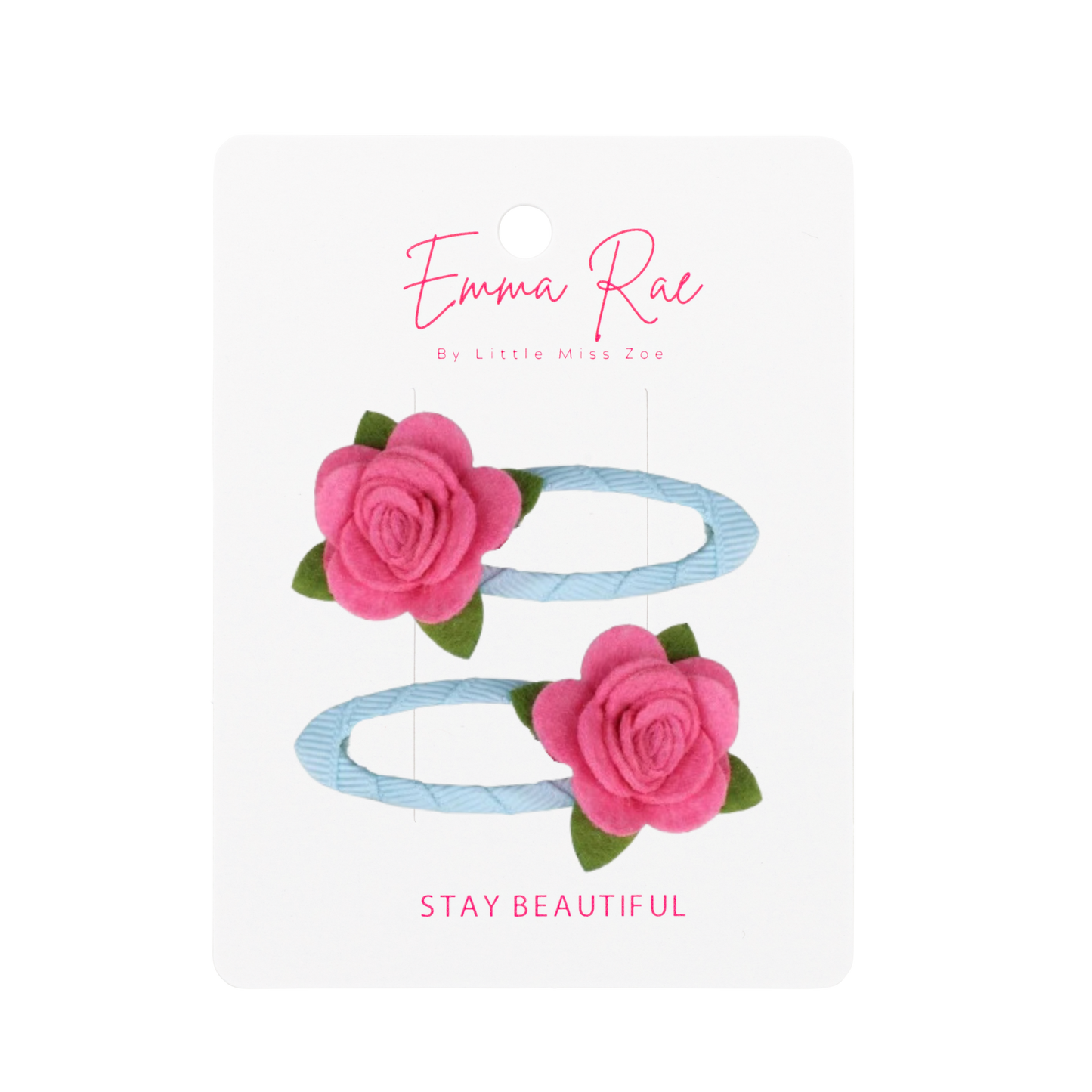 Mix and Match Rose Hair Clip - Set of 6