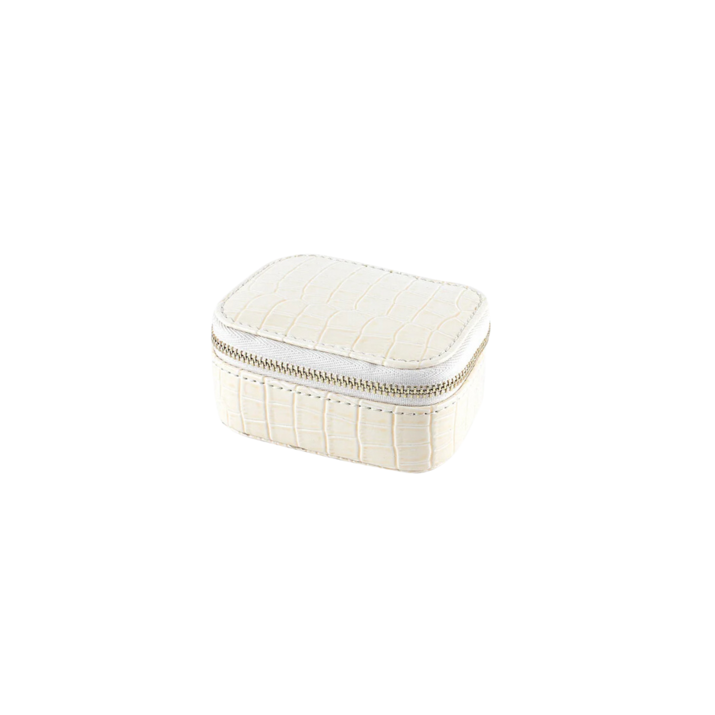 White Mini Jewelry Case - Set of 2