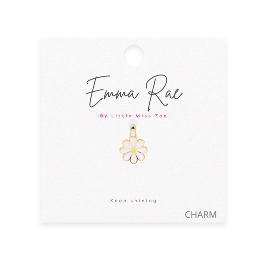 Flower Sparkle Charm - Set of 3