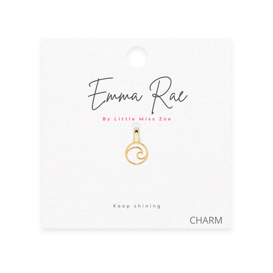 Wave Sparkle Charm - Set of 3