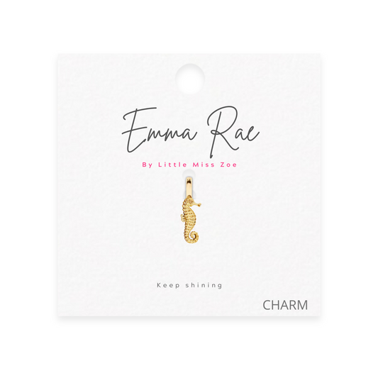 Sea Horse Sparkle Charm - Set of 3