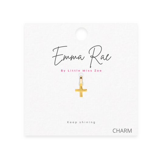 Cross Sparkle Charm - Set of 3