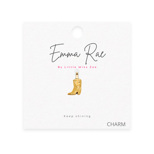 Boot Sparkle Charm - Set of 3