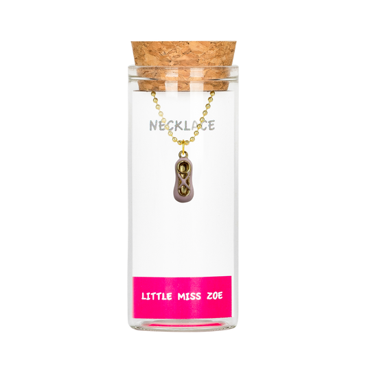 Ballet Shoe Charming Necklace in a Bottle - Set of 3
