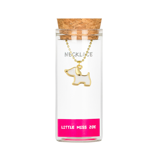 Dog Charming Necklace in a Bottle - Set of 3