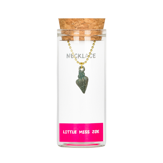Spiral Shell Charming Necklace in a Bottle - Set of 3