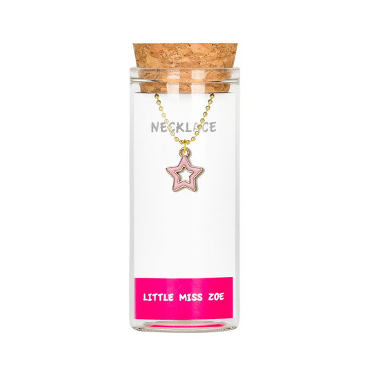 Star Charming Necklace in a Bottle - Set of 3