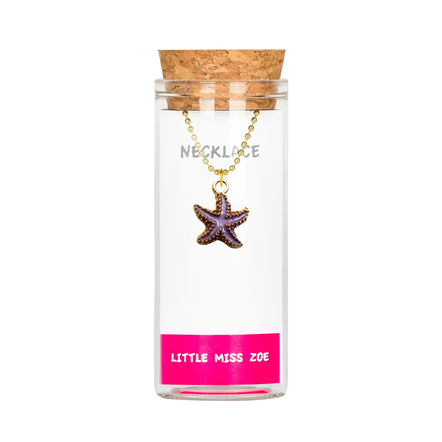 Seastar Charming Necklace in a Bottle - Set of 3