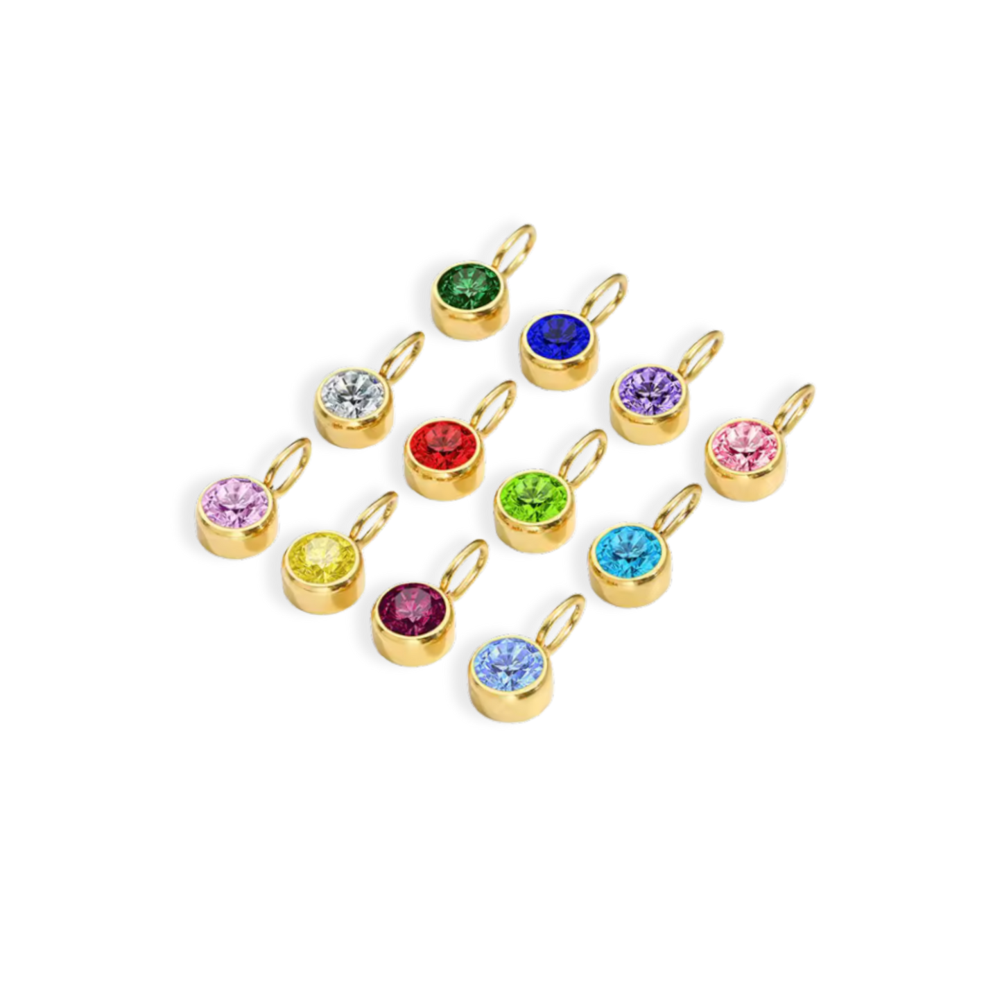 Birthstone Necklace - Set of 12