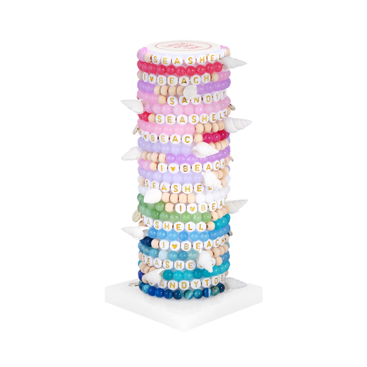 Shell Stories Tower - Set of 25 Bracelets