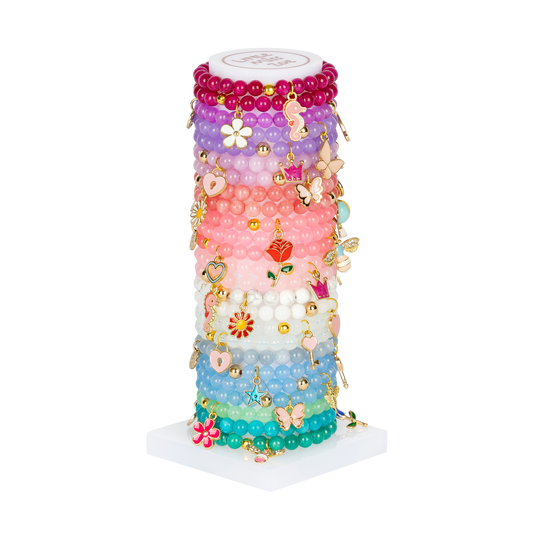 Bloom Charm Tower - Set of 25 Bracelets