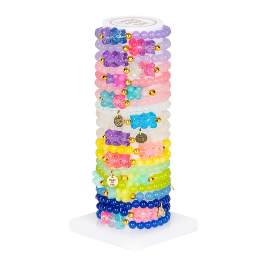 Horizontal Gummy Bear Tower - Set of 25 Bracelets