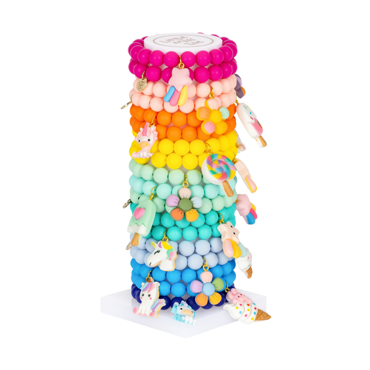 Rainbow Bubble Tower - Set of 25 Bracelets