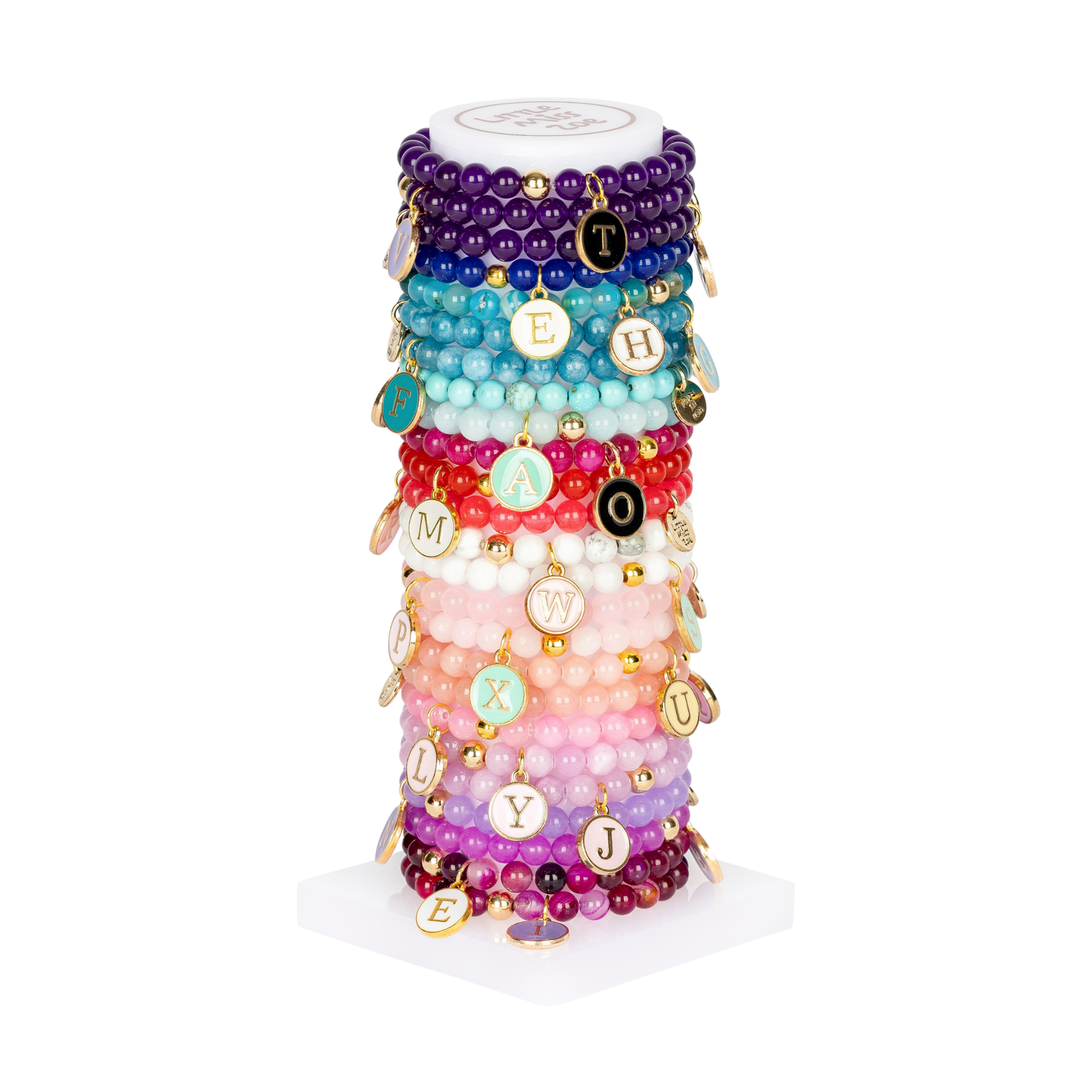 Initial Tower - Set of 25 Bracelets