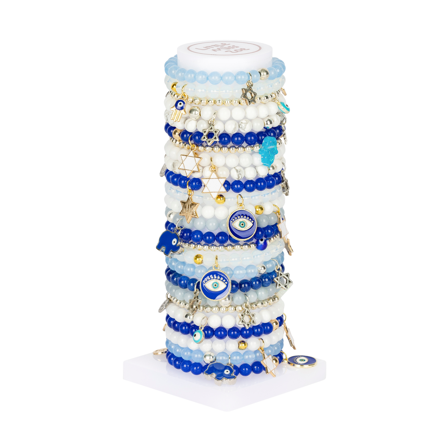 Mix Hanukkah Tower - Set of 25 Bracelets