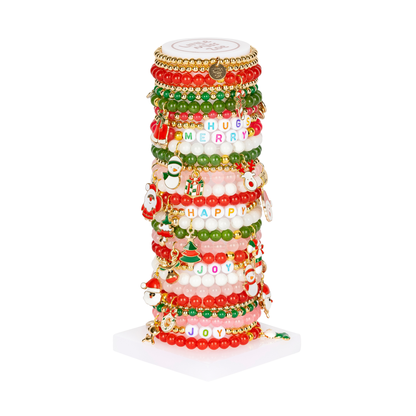 Mix Holiday Tower - Set of 25 Bracelets
