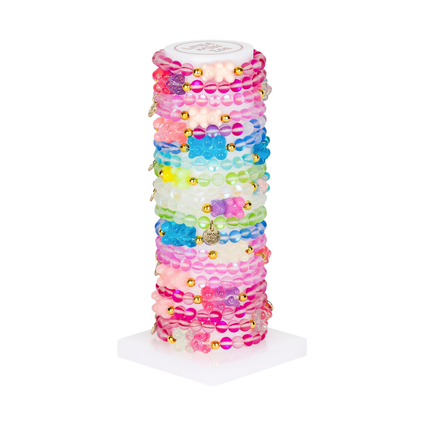Confetti Gummy Bear Tower - Set of 25 Bracelets