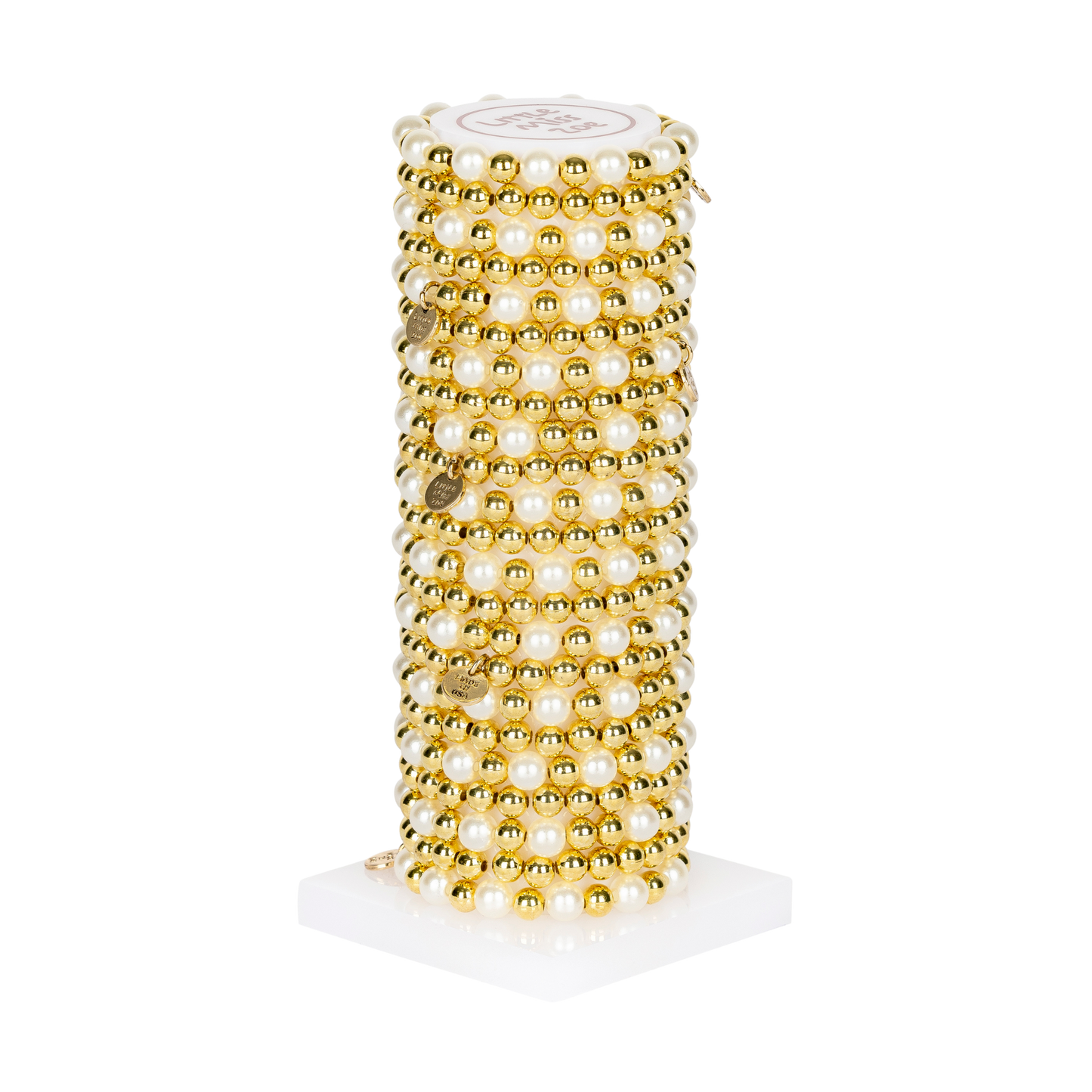 Pearl Gold Tower - Set of 25 Bracelets