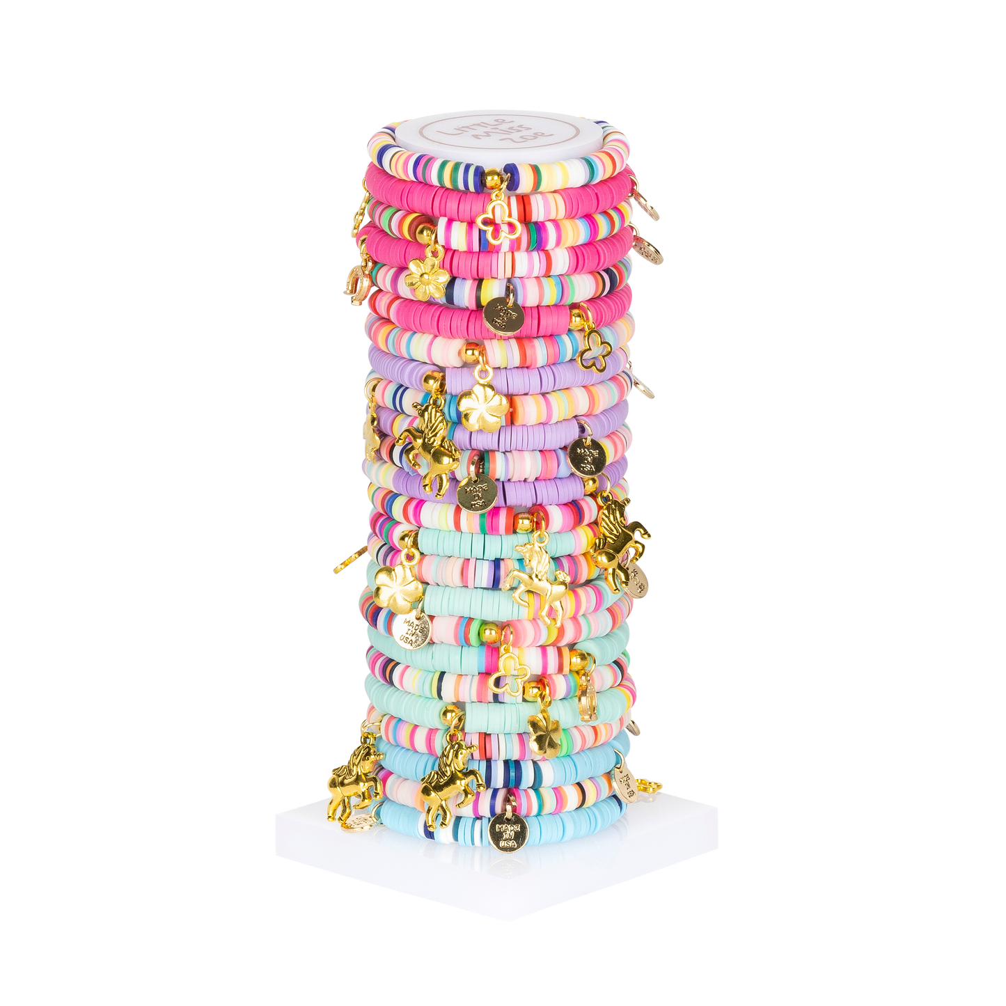 Everyday Vinyl Tower - Set of 25 Bracelets