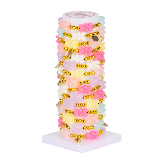 Pastel Gummy Bear Tower - Set of 25 Bracelets