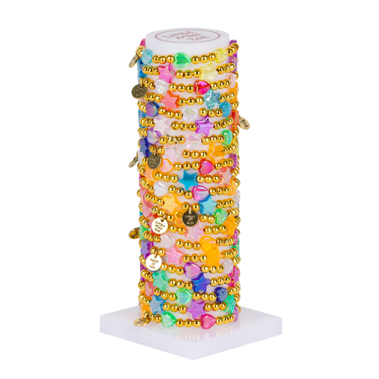 Hearts and Stars Tower - Set of 25 Bracelets
