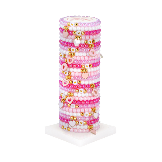 Pink Magic Tower - Set of 25 Bracelets