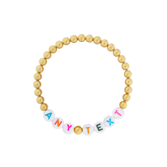 Customizable Dainty Gold Bracelet